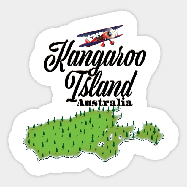 Kangaroo Island Sticker by nickemporium1